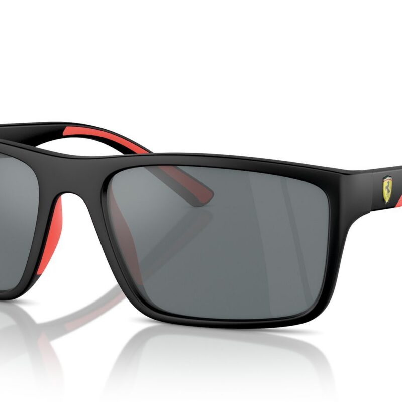 Scuderia Ferrari Men's FZ 6003U Matte Black/Dark Gray Sunglasses Scuderia Ferrari Men's FZ 6003U Matte Black/Dark Gray Sunglasses