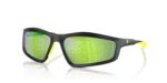 Scuderia Ferrari FZ 6007U Matte Black/Lime Mirror Green Sunglasses
