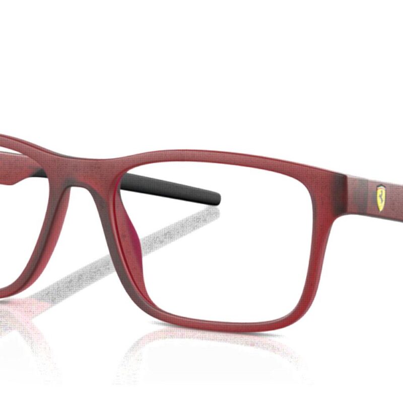 Scuderia Ferrari Men's FZ 8003U Transparent Red Matte Eyeglasses Scuderia Ferrari Men's FZ 8003U Transparent Red Matte Eyeglasses