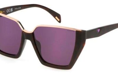 Police GEM 1 SPLL33 Dark Havana/Violet Sunglasses