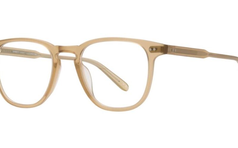 Garrett Leight Men's GLCO X JJJJOUND Matte Bottle Glass Brown Eyeglasses
