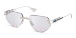 Dita Unisex GRAND-IMPERYN Brushed Raw Titanium Silver Eyeglasses