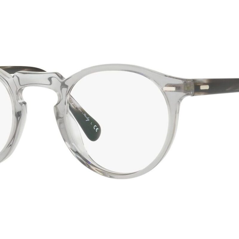 Oliver Peoples Men's GREGORY PECK OV 5186 Workman Grey Ebonywood Eyeglasses Oliver Peoples Men's GREGORY PECK OV 5186 Workman Grey Ebonywood Eyeglasses