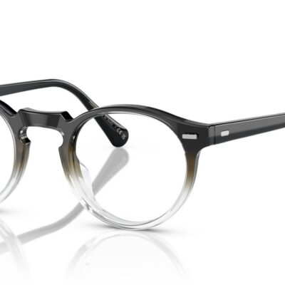 Oliver Peoples Unisex GREGORY PECK OV 5186 Dark Military Crystal Gradient Eyeglasses