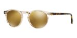 Oliver Peoples Men's GREGORY PECK SUN OV 5217/S Buff Dtb/Gold Sunglasses
