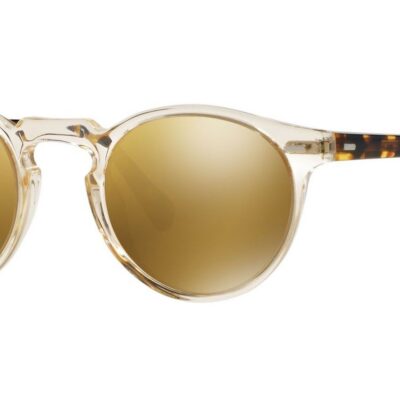 Oliver Peoples Men's GREGORY PECK SUN OV 5217/S Buff Dtb/Gold Sunglasses