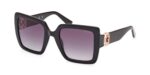 Guess Men's GU00103 Shiny Black/Grey Shaded Sunglasses