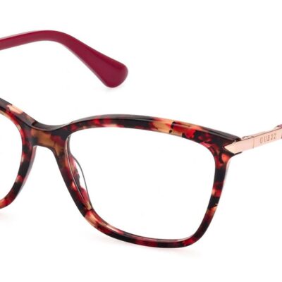 Guess Men's GU2880 Red Havana Eyeglasses