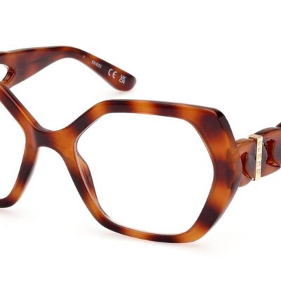 Guess Men's GU50116 Honey Gold Havana Eyeglasses