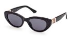 Guess Women's GU7849 Shiny Black/Grey Sunglasses