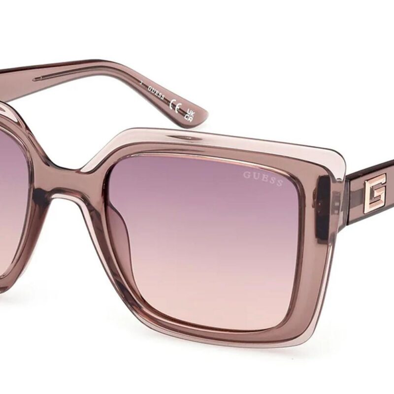 Guess Men's GU7908 Beige/Violet Sunglasses Guess Men's GU7908 Beige/Violet Sunglasses