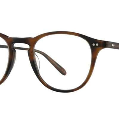 Garrett Leight Men's HAMPTON Spotted Brown Shell Eyeglasses