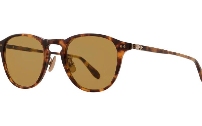 Garrett Leight Men's HAMPTON J SUN Autumn Tortoise/Pure Maple Sunglasses Garrett Leight Men's HAMPTON J SUN Autumn Tortoise/Pure Maple Sunglasses