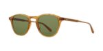 Garrett Leight Men's HAMPTON SUN Butterscotch/Semi-Flat Pure Green Sunglasses
