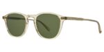 Garrett Leight Men's HAMPTON SUN Champagne/Semi-Flat Pure Green Sunglasses