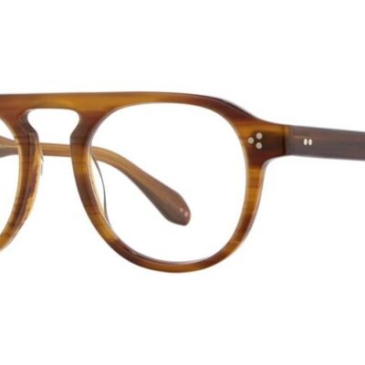 Garrett Leight Men's HARDING II Cherry Wood Eyeglasses