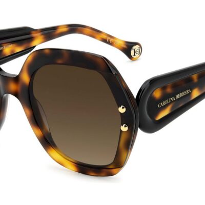 Carolina Herrera Women's HER 0314/G/S Havana/Brown Shaded Sunglasses