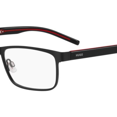 Hugo Men's HG 1005 Black Red Eyeglasses