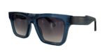 Ophy Men's HOLL Transparent Blue/Dark Grey Shaded Sunglasses