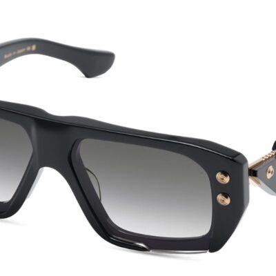 Dita Men's HYPHER-1183 Black - White Gold/Grey To Clear Gradient Sunglasses