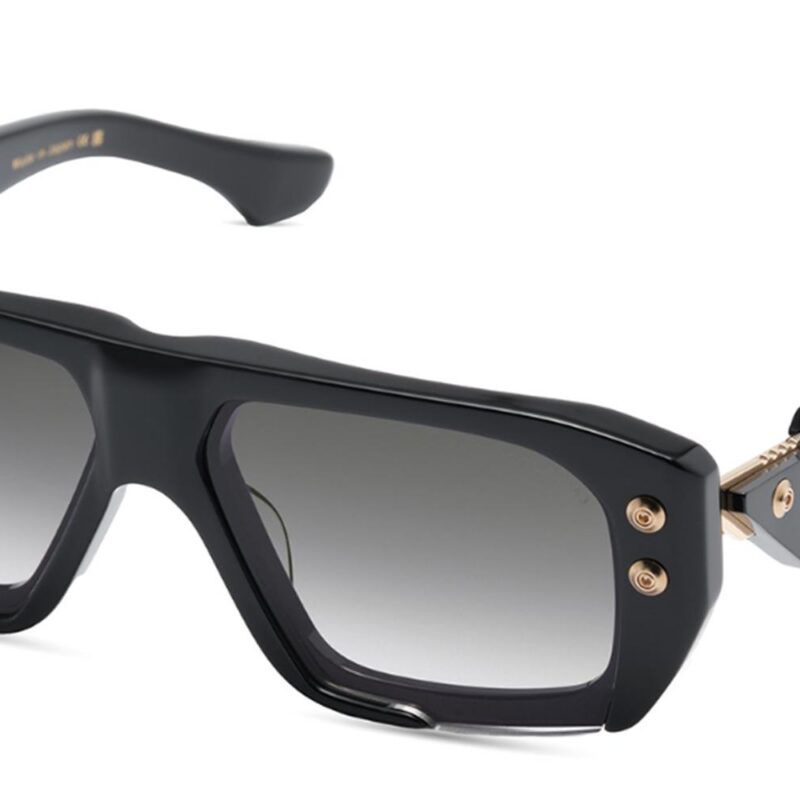 Dita Men's HYPHER-1183 Black - White Gold/Grey To Clear Gradient Sunglasses Dita Men's HYPHER-1183 Black - White Gold/Grey To Clear Gradient Sunglasses
