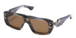 Dita Men's HYPHER-1183 Cosmic Pollution - Brushed White Gold/Brown Sunglasses