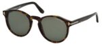 Tom Ford Men's IAN-02 FT 0591 Dark Havana/Green Sunglasses