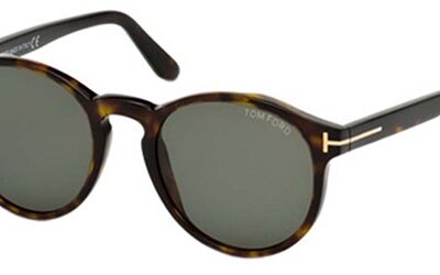 Tom Ford Men's IAN-02 FT 0591 Dark Havana/Green Sunglasses
