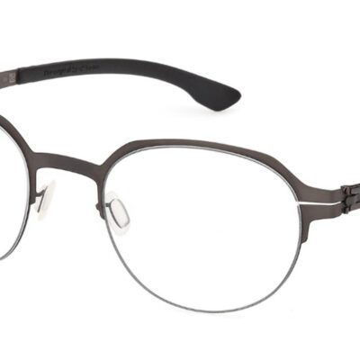 Ic!berlin Men's IC5003 Matte Black - Graphite Eyeglasses
