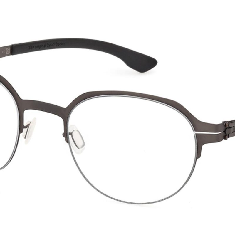 Ic!berlin Men's IC5003 Matte Black - Graphite Eyeglasses Ic!berlin Men's IC5003 Matte Black - Graphite Eyeglasses