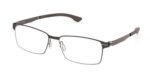 Ic!berlin Men's IC5066-D Matte Black - Graphite Eyeglasses