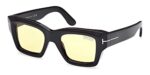 Tom Ford Men's ILIAS FT1154 Black/Yellow Brown Sunglasses