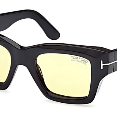 Tom Ford Men's ILIAS FT1154 Black/Yellow Brown Sunglasses