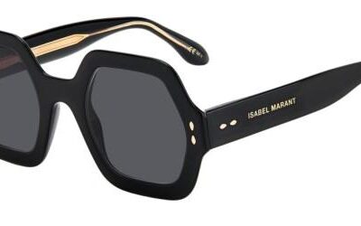 Isabel Marant Women's IM 0004/N/S Black Gold/ Grey Sunglasses