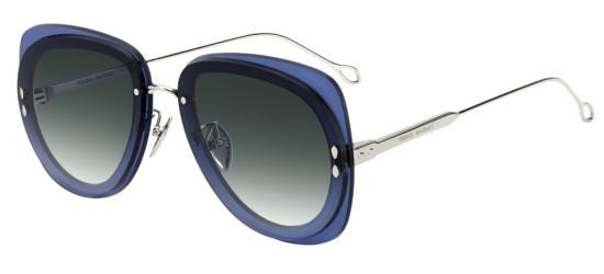 Isabel Marant Women's IM 0039/S Silver Blue/Grey Shaded Sunglasses Isabel Marant Women's IM 0039/S Silver Blue/Grey Shaded Sunglasses