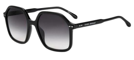 Isabel Marant Women's IM 0049/G/S Black/ Dark Grey Shaded Sunglasses Isabel Marant Women's IM 0049/G/S Black/ Dark Grey Shaded Sunglasses