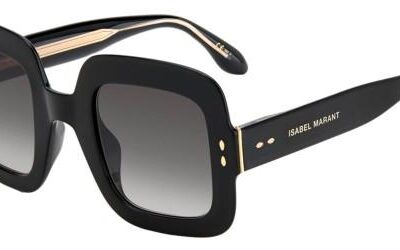 Isabel Marant Women's IM 0074/G/S Black/ Dark Grey Shaded Sunglasses