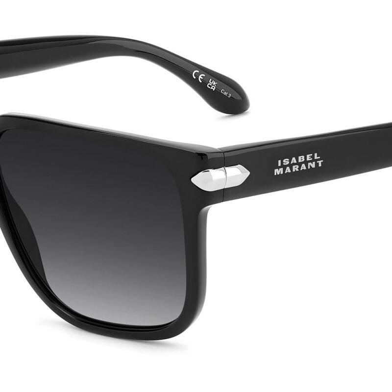 Isabel Marant Women's IM 0264/S Black/ Dark Grey Shaded Sunglasses Isabel Marant Women's IM 0264/S Black/ Dark Grey Shaded Sunglasses