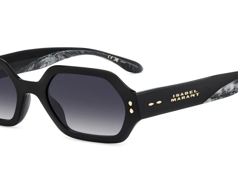 Isabel Marant Women's IM 0285/S Black Marbel/Grey Sunglasses