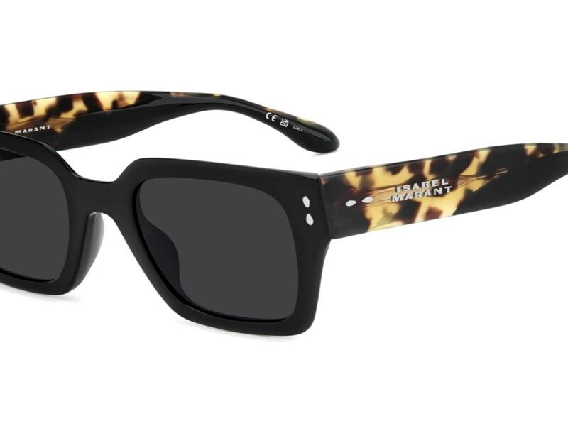 Isabel Marant Women's IM 0287/G/S Black Havana/Grey Sunglasses Isabel Marant Women's IM 0287/G/S Black Havana/Grey Sunglasses