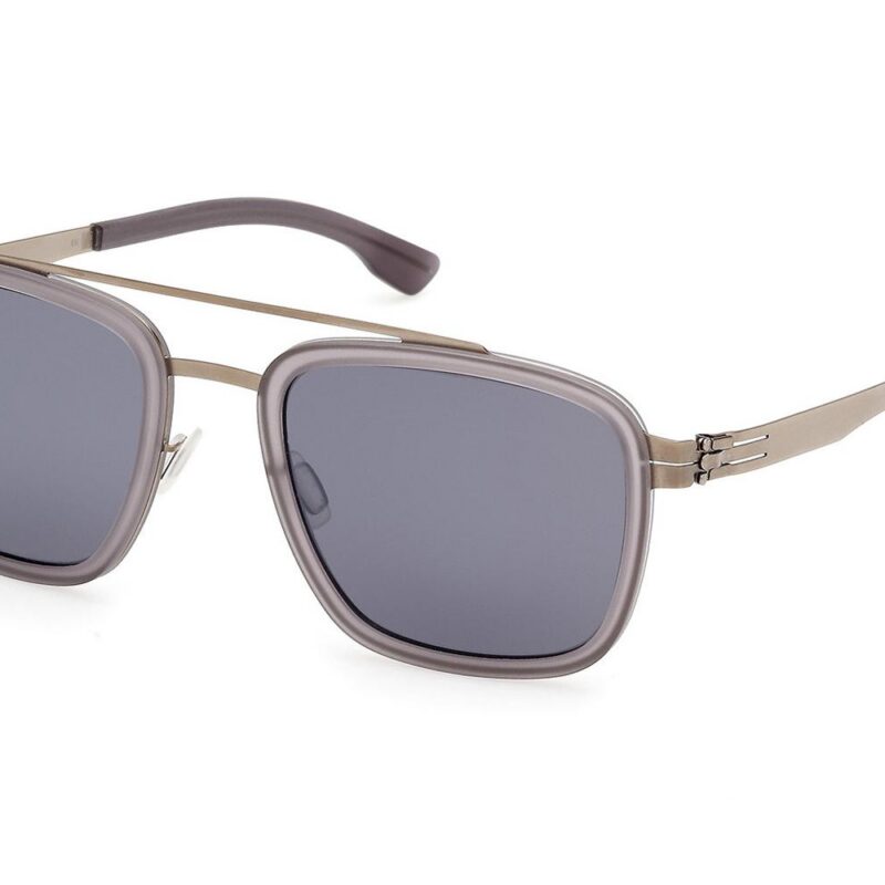 Ic!berlin Men's JACOB IC0011 Ruthenium/Grey Sunglasses Ic!berlin Men's JACOB IC0011 Ruthenium/Grey Sunglasses