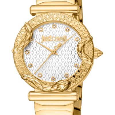 Just Cavalli Women's 32mm Ss Ip Gold Watch (JC1L234M0225)