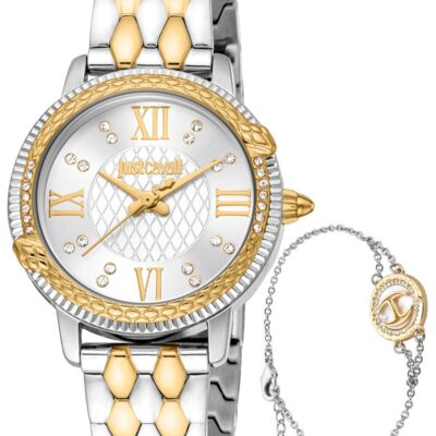 Just Cavalli Women's 30mm Ss Ip Gold Watch (JC1L276M0085)
