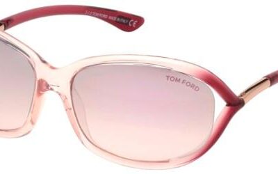 Tom Ford Men's JENNIFER FT 0008 Pink/Violet Shaded Sunglasses