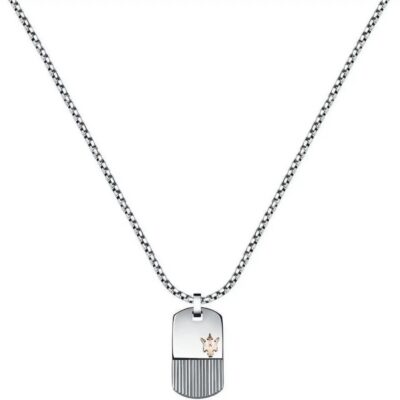Maserati Jewels Stainless Steel JM121ATK08 Necklace For Men