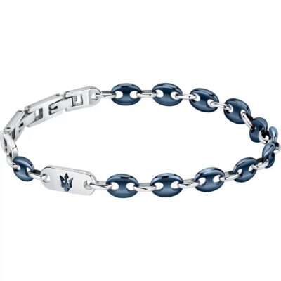 Maserati Jewels Stainless Steel And Alloy Bracelet JM422ATZ18 For Men