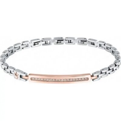Maserati Iconic Two Tone Steel Bracelet JM424AVD59 For Men