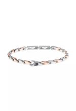 Maserati Jewels Rose Gold Tone And Silver Tone Stainless Steel Bracelet JM425AVD101 For Men