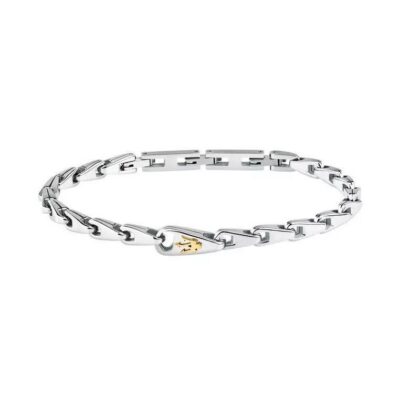 Maserati Jewels Silver Tone Stainless Steel Bracelet JM425AVD102 For Men