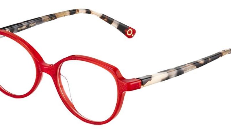 Etnia Barcelona Men's KAGUYA Red Havana Junior Eyeglasses